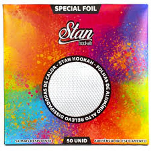 Papel Aluminio Stan Hookah 50 Folhas