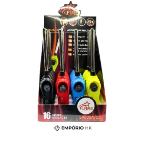 Isqueiro Multiuso Fire Colors