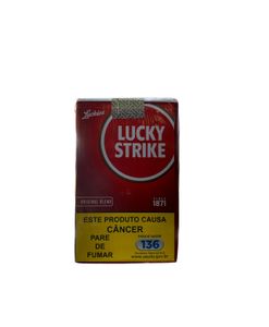 Lucky Strike Vermelho Maço Carteira 