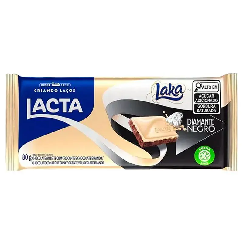 Laka Branco c/ Diamante Negro 80g