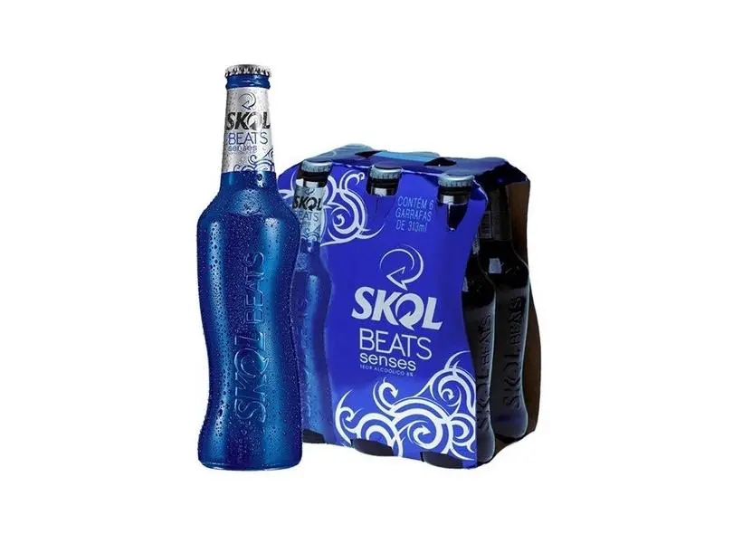 Caixa Skol Beats Senses Long Neck 