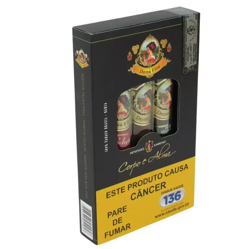 Carteira Charuto Dona Flor Corpo e Alma c/ 3un