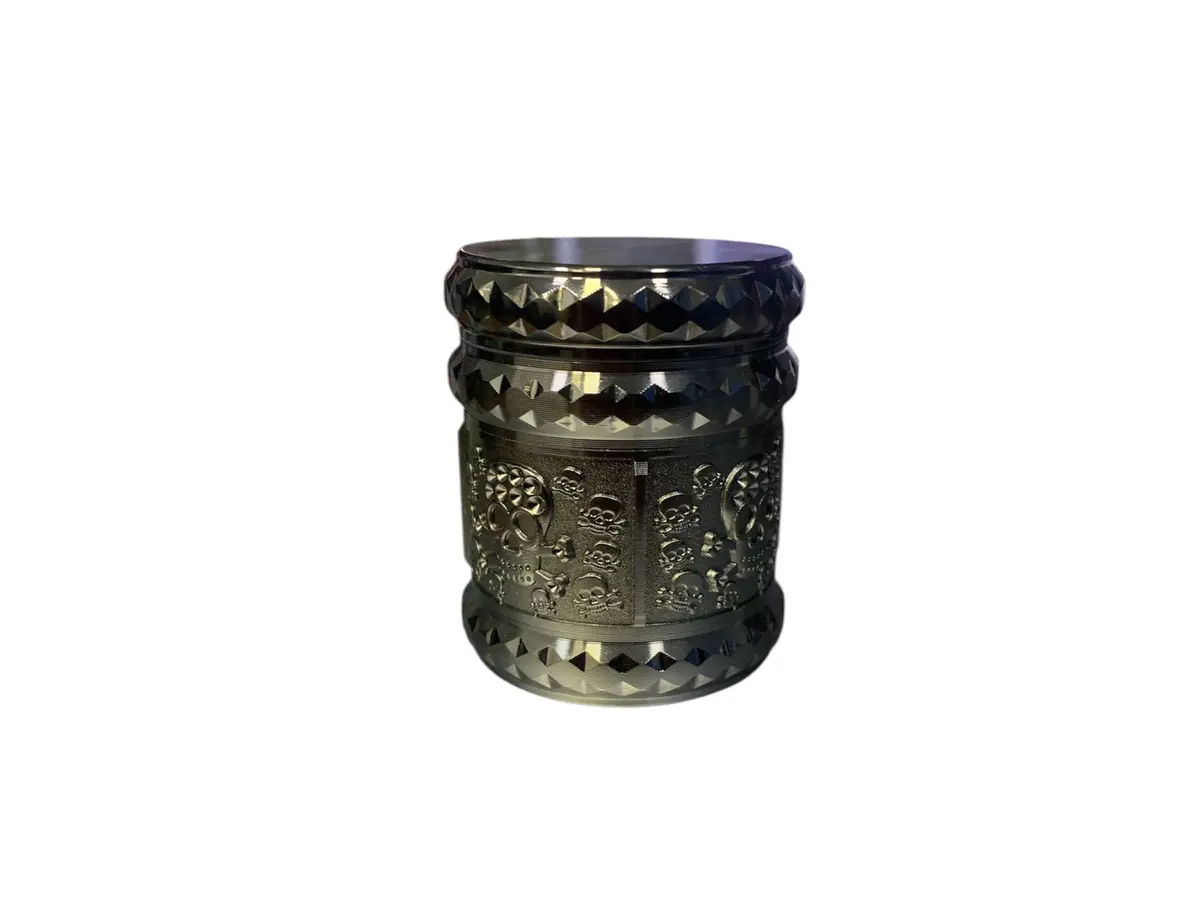 Dichavador Metal Caveira Preta