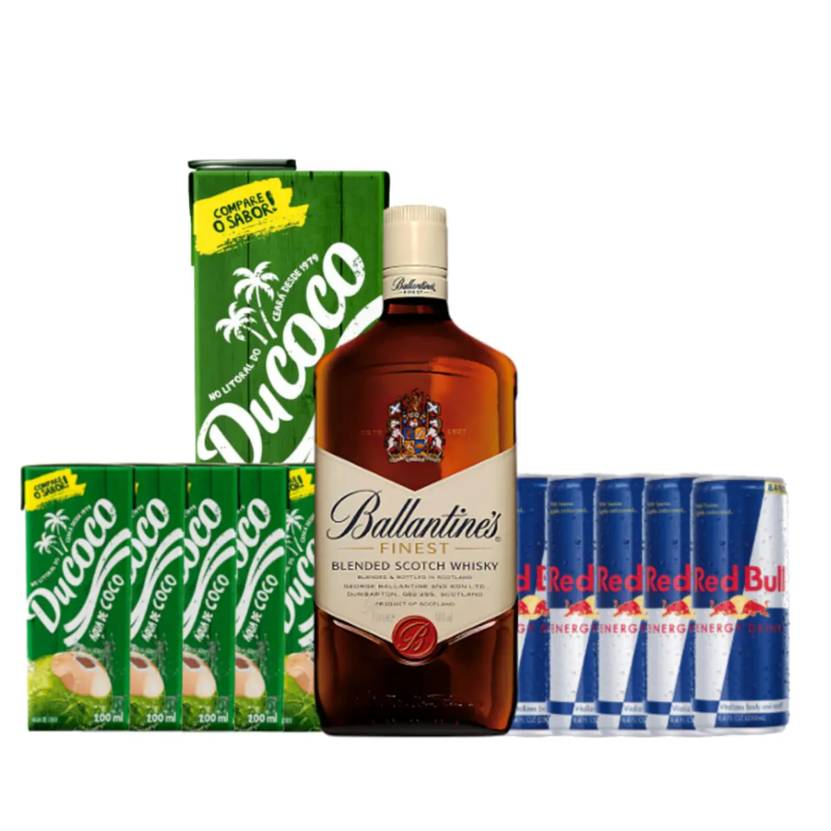 Combo Whisky Ballantines Finest 5/5