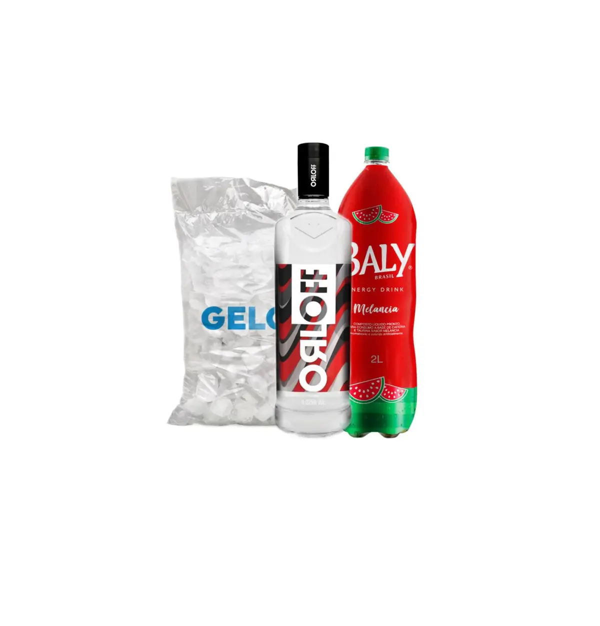 Combo Orloff com Baly Melancia 2L