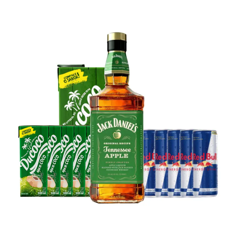 Combo Whisky Jack Daniels Apple Green 5/5